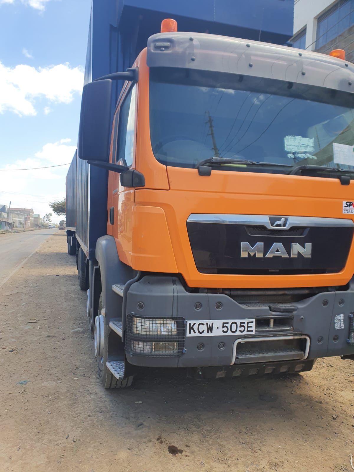 Link Freight Scania P360 XT prime movers at the operations yard
